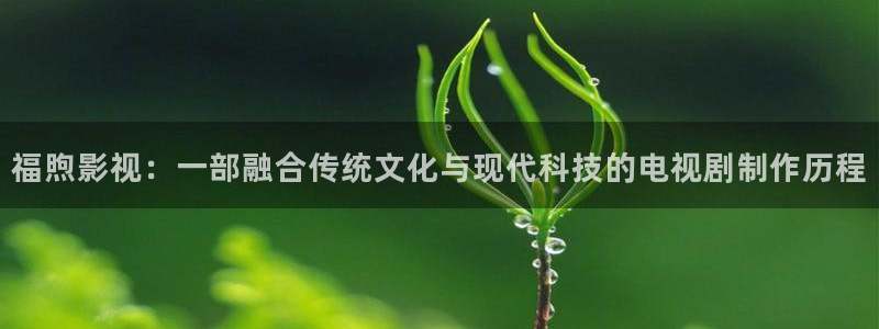 万影网木瓜视频：福煦影视：一部融合传统文化与现代科技的电视剧制作历程
